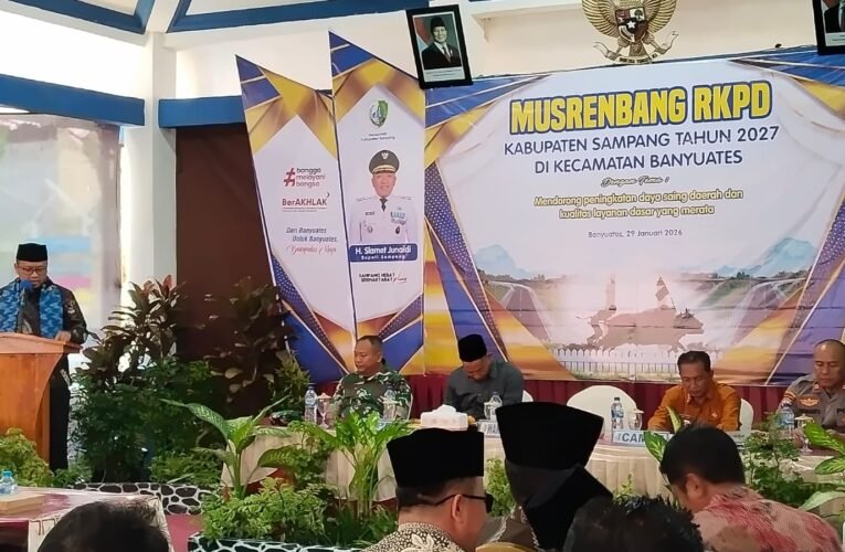 Musrenbang Di Banyuates, Wabup Sampang Tegaskan Harus Berdampak Aktual.