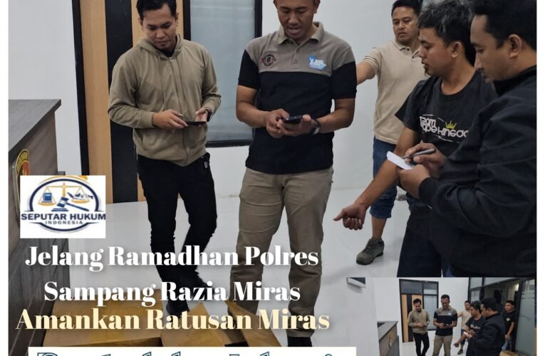 Razia Miras Jelang Ramadhan, Polres Pamekasan Amankan Ratusan Miras
