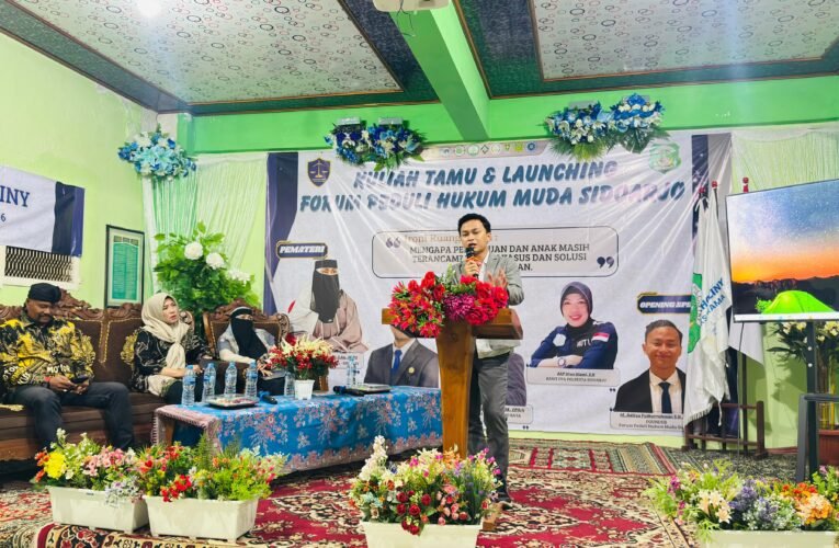 Forum Peduli Hukum Muda Sidoarjo,Launching Kuliah Tamu