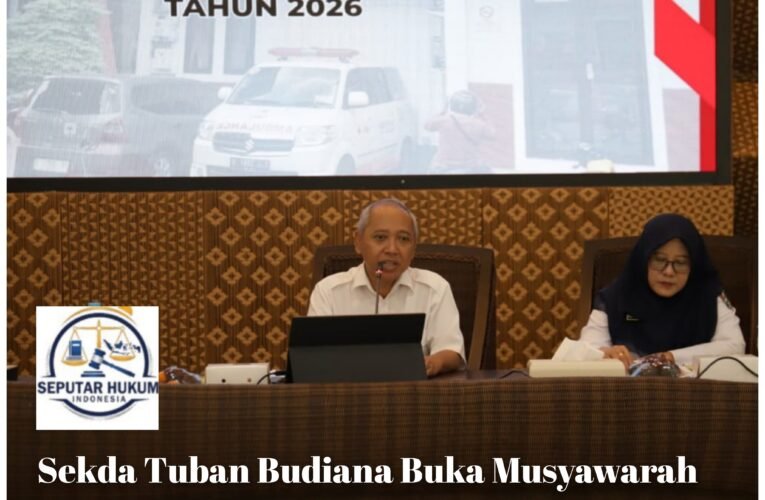 Budiana Sekda Tuban Buka Musyawarah Kerja Kabupaten PMI Tuban Tahun 2026