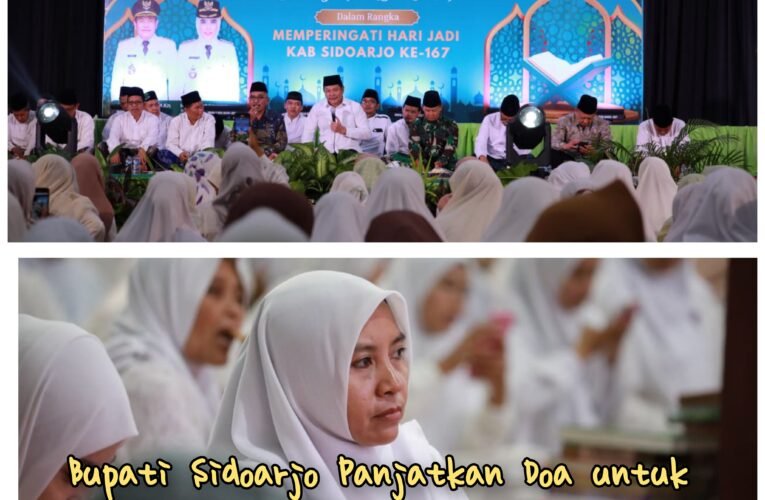 BUPATI SIDOARJO PANJATKAN DOA UNTUK SIDOARJO DI USIA KE-167
