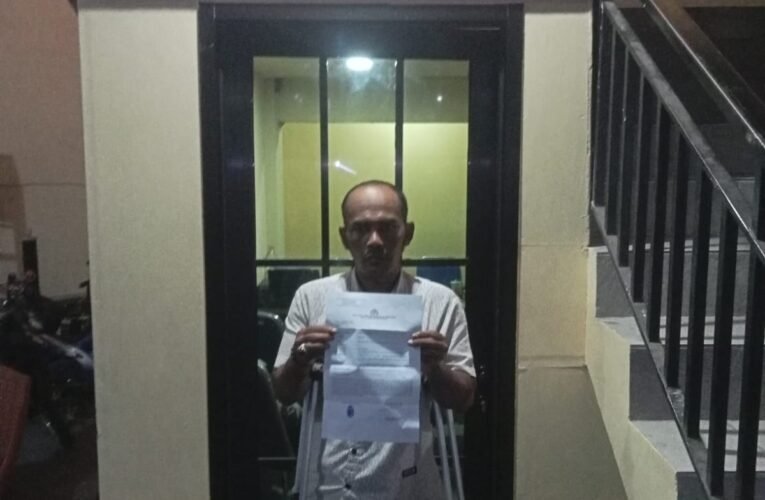 Dianiaya Hingga Luka Parah,Warga Camplong Laporkan Dugaan Salah Tuduh Ke Polisi.