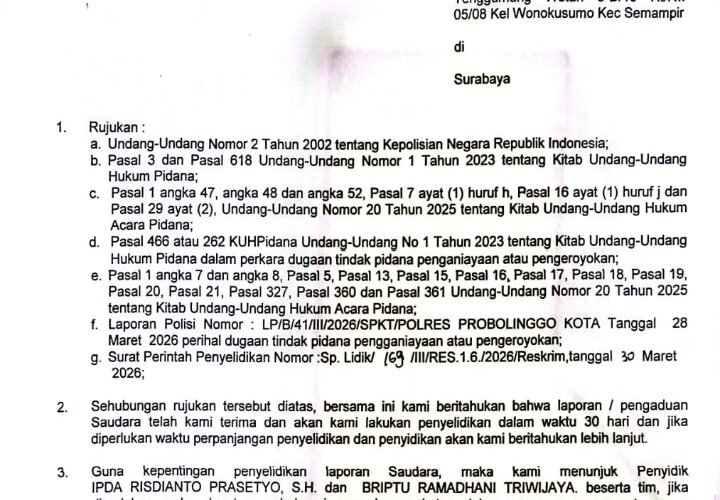 Aksi Premanisme Guncang Probolinggo Kota, Advokat Desak Pelaku Pengeroyokan Segera Ditangkap dalam 1×24 Jam