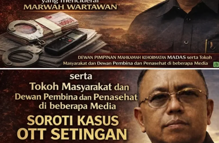 Tokoh Masyarakat Abi Munif Soroti OTT Wartawan di Mojokerto, Minta Penanganan Hukum Transparan