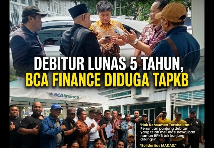 DUGAAN PENAHANAN BPKB OLEH BCA FINANCE, ORMAS MADAS DESAK PENYELESAIAN SEGERA* _Debitur Lunas 5 Tahun, BPKB Tak Kunjung Diberikan_