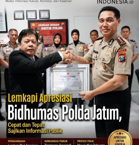 Lemkapi Apresiasi Bidhumas Polda Jatim, Cepat dan Tepat Sajikan Informasi Publik