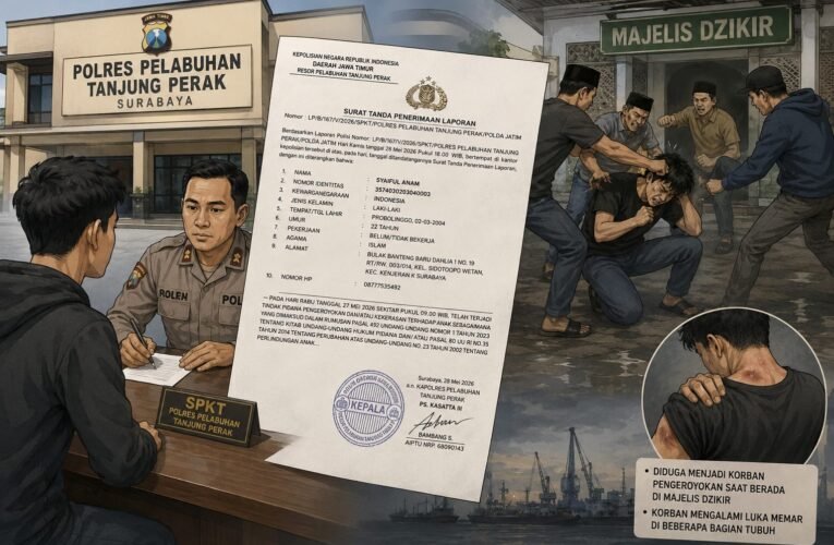 Madas Sedarah Minta Kapolres Pelabuhan Tanjung Perak Usut Tuntas Penganiayaan Tiga Anak Di bawah Umur Bulak Rukem Surabaya.