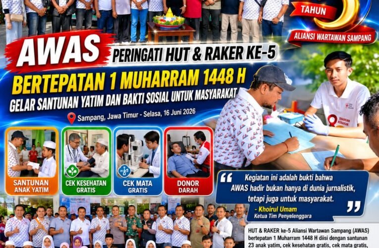 Peringati Dies Maulidiyah Ke-5 ; AWAS Tabur Manfaat, Santuni Anak Yatim dan Gelar Aksi Sosial Pada Seluruh Warga Sampang