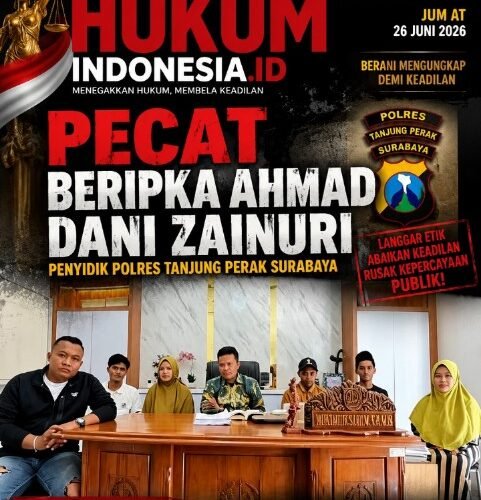 Pecat Beripka Ahmad Dani Zainuri Penyidik Polres Tanjung Perak Surabaya