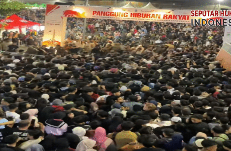 Konser Denny Caknan di Surabaya Expo Center Ricuh